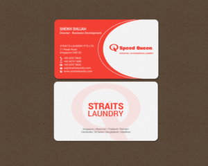 Design de Carte de Visite par chandrayaan.creative pour Straits Laundry Pte Ltd  | Design : #15586797
