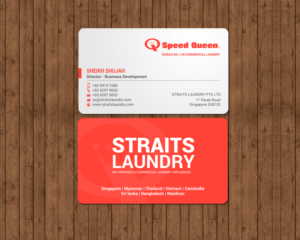 Design de Carte de Visite par chandrayaan.creative pour Straits Laundry Pte Ltd  | Design : #15587123