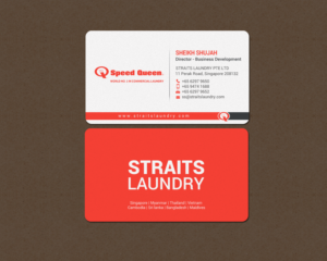 Design de Carte de Visite par chandrayaan.creative pour Straits Laundry Pte Ltd  | Design : #15587773