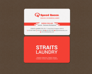 Business Card Design by chandrayaan.creative for Straits Laundry Pte Ltd  | Design: #15587779