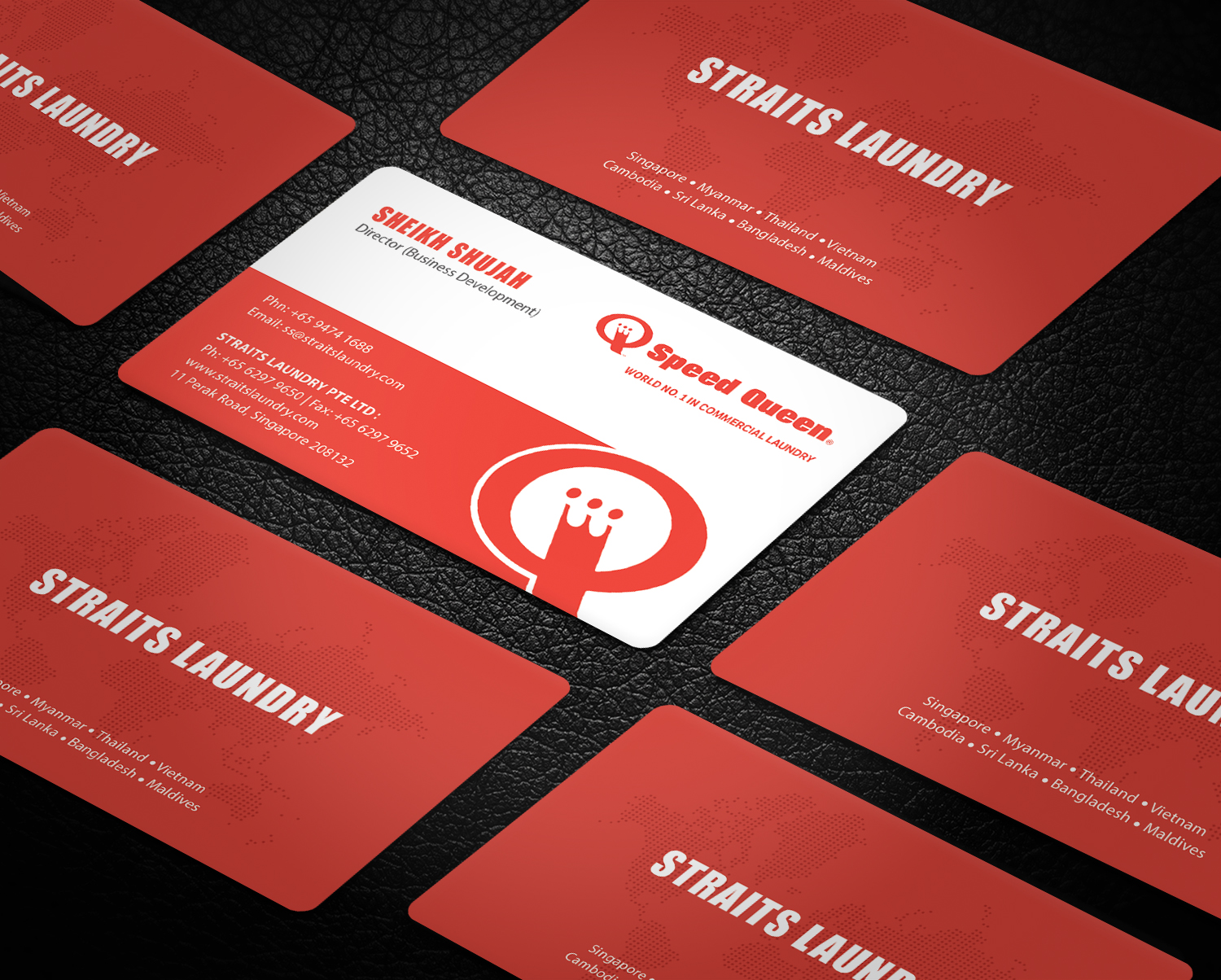 Design de Carte de Visite par Graphic Flame pour Straits Laundry Pte Ltd  | Design #15587187