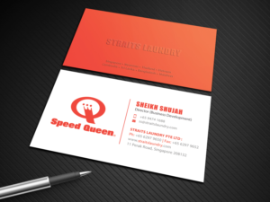 Diseño de Tarjeta de Presentación por Graphic Flame para Straits Laundry Pte Ltd  | Diseño: #15587189
