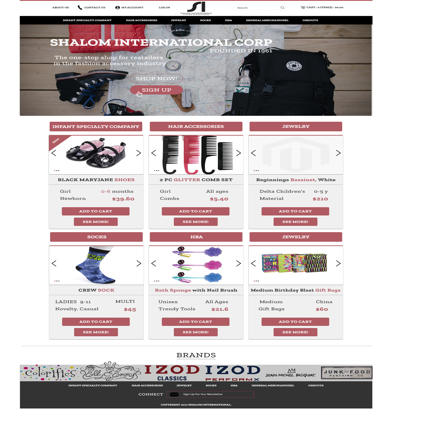 Web Design by Ahmed Berbar for Shalom International Corporation | Design #15678281