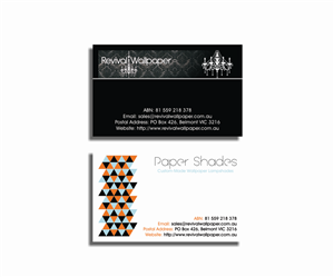 Business Card Design by Amduat Design for Revival Wallpaper | Design: #2612927
