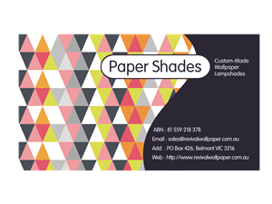 Business Card Design by Blueberry for Revival Wallpaper | Design: #2617556