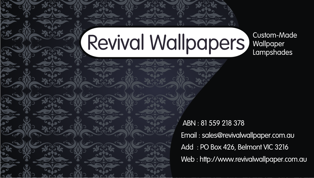Business Card Design by Blueberry for Revival Wallpaper | Design #2621358