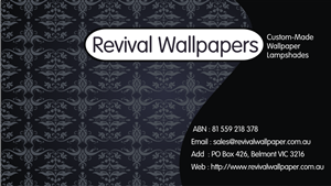 Business Card Design by Blueberry for Revival Wallpaper | Design: #2621358