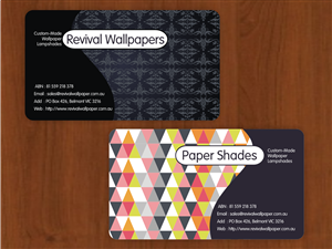 Business Card Design by Blueberry for Revival Wallpaper | Design: #2621363
