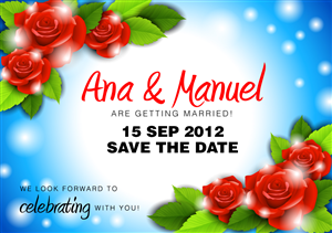 Save the date: email notification | Graphic Design by creative.visuals