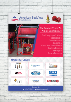 Diseño de Flyer por Sudipta  Sen para American Backflow Products Company | Diseño #15593396