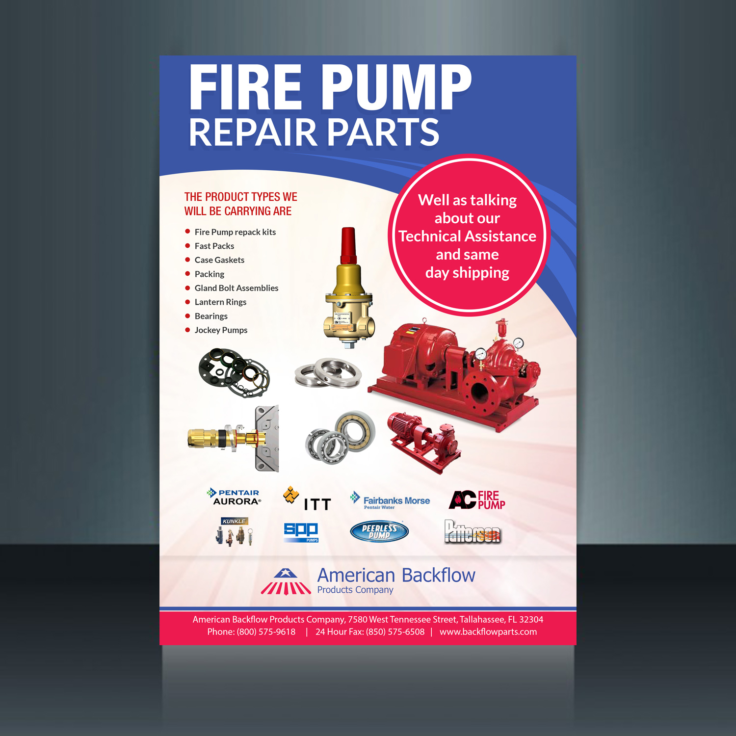 Flyer Design by hih7 for American Backflow Products Company | Design: #15615972