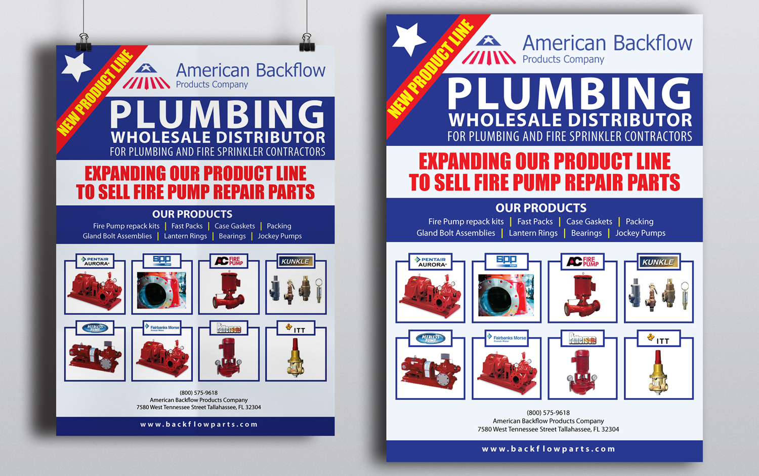 Diseño de Flyer por Impressive Sol para American Backflow Products Company | Diseño #15588667