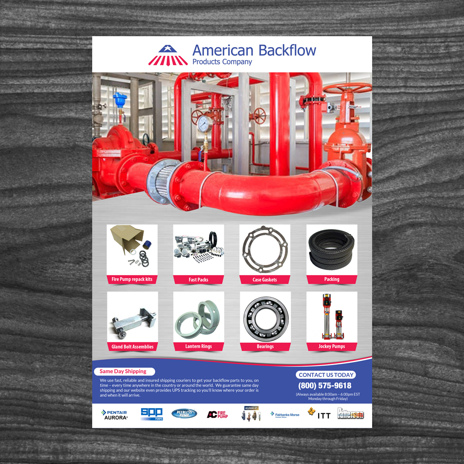 Flyer-Design von debdesign für American Backflow Products Company | Design #15594173