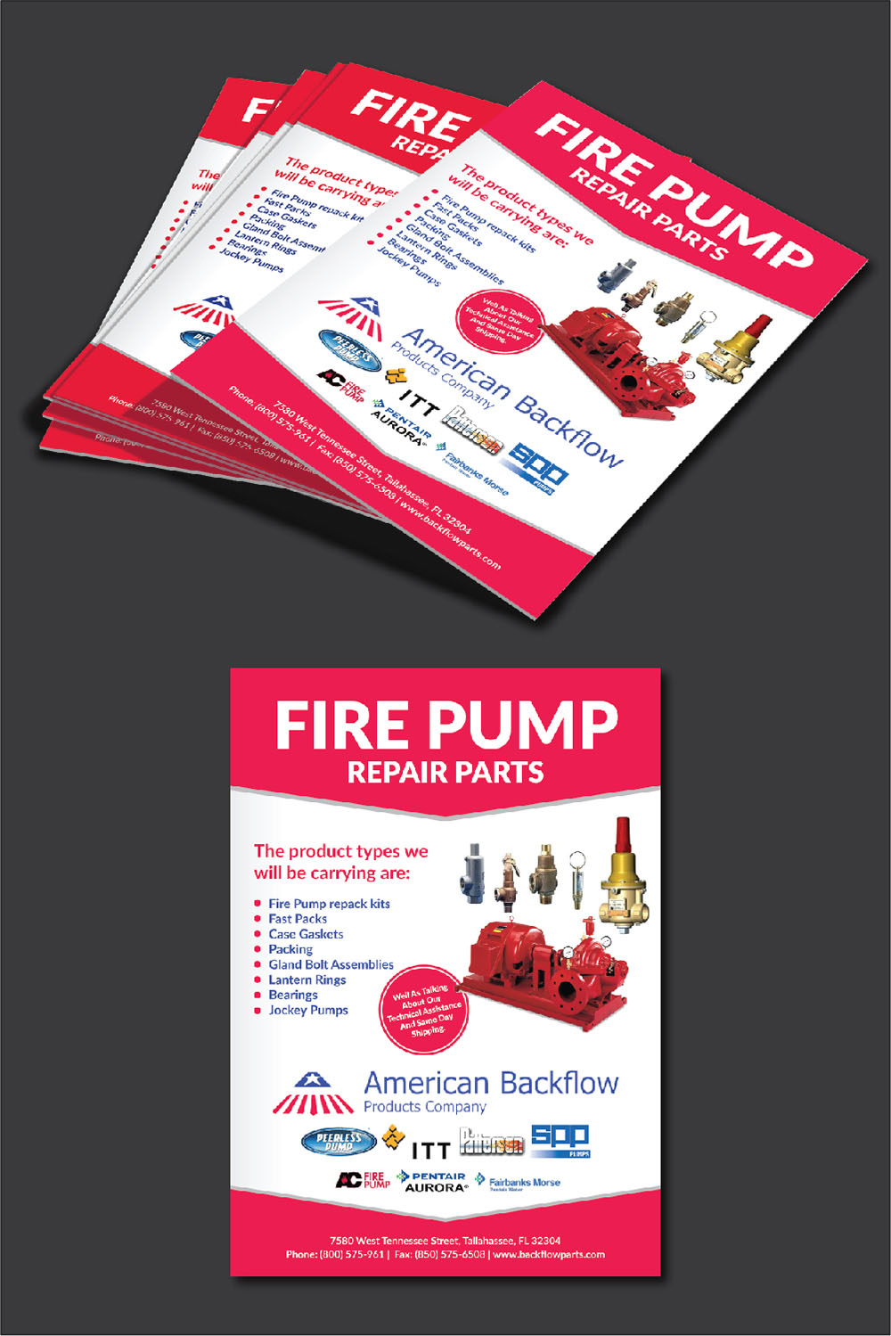 Diseño de Flyer por Deziners Zone para American Backflow Products Company | Diseño #15593695