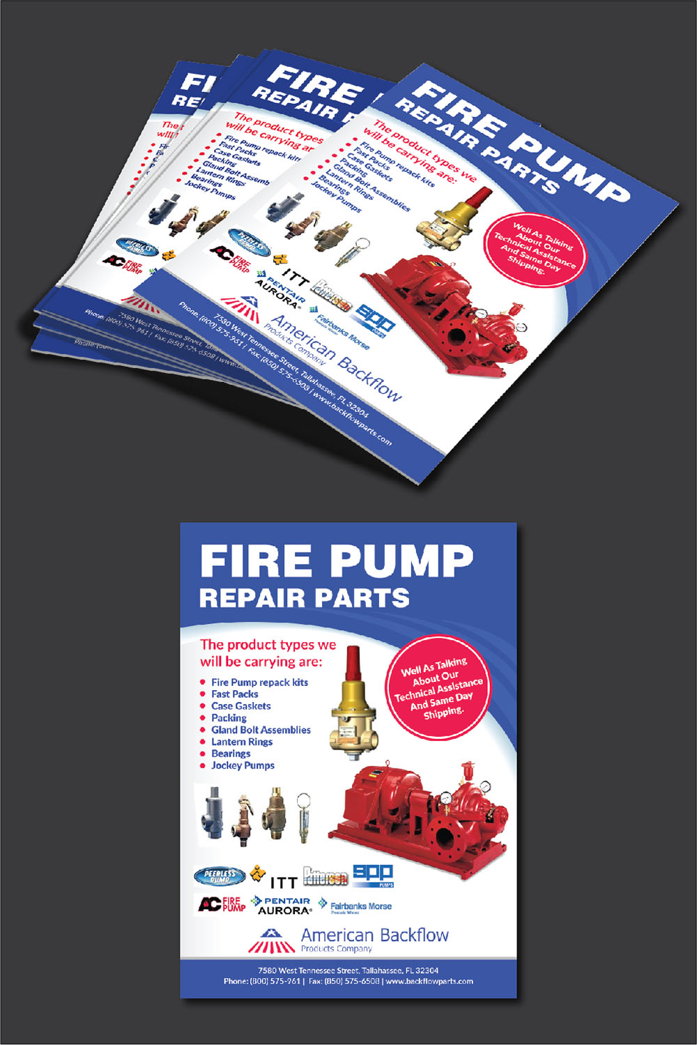 Flyer-Design von Deziners Zone für American Backflow Products Company | Design #15593696