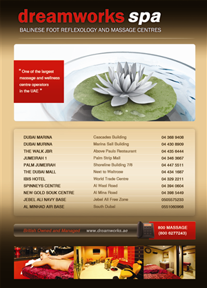 Advertisement Design by PINE.STUDIO for Bali Spa | Design #590618