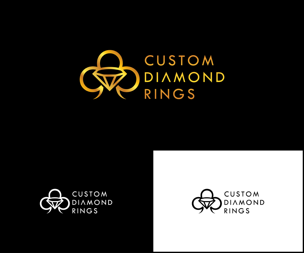 Logo Design by MoonFeather for Custom Diamond Rings | Design #15616443