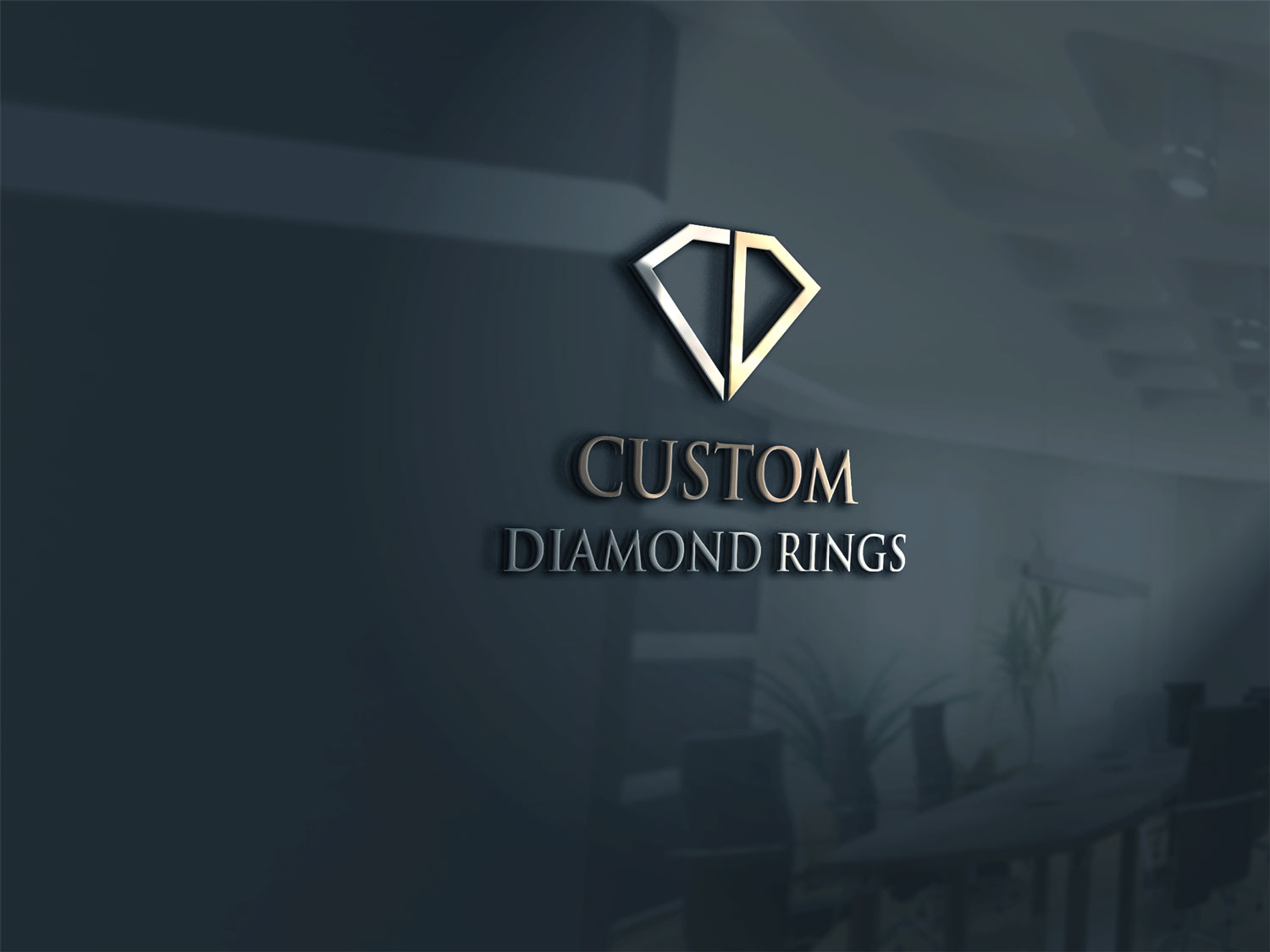 Diseño de Logo por Adnan Ansari para Custom Diamond Rings | Diseño #15692277