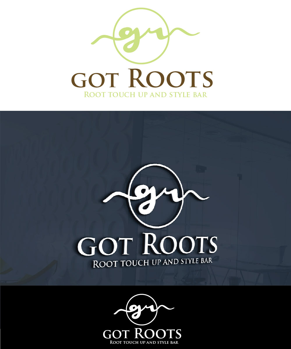 Logo Design by joliau for got Roots: Root touch up and style bar | Design #15604387