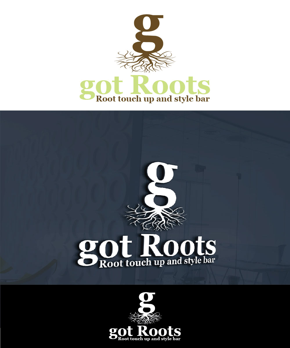 Logo Design by joliau for got Roots: Root touch up and style bar | Design #15604389