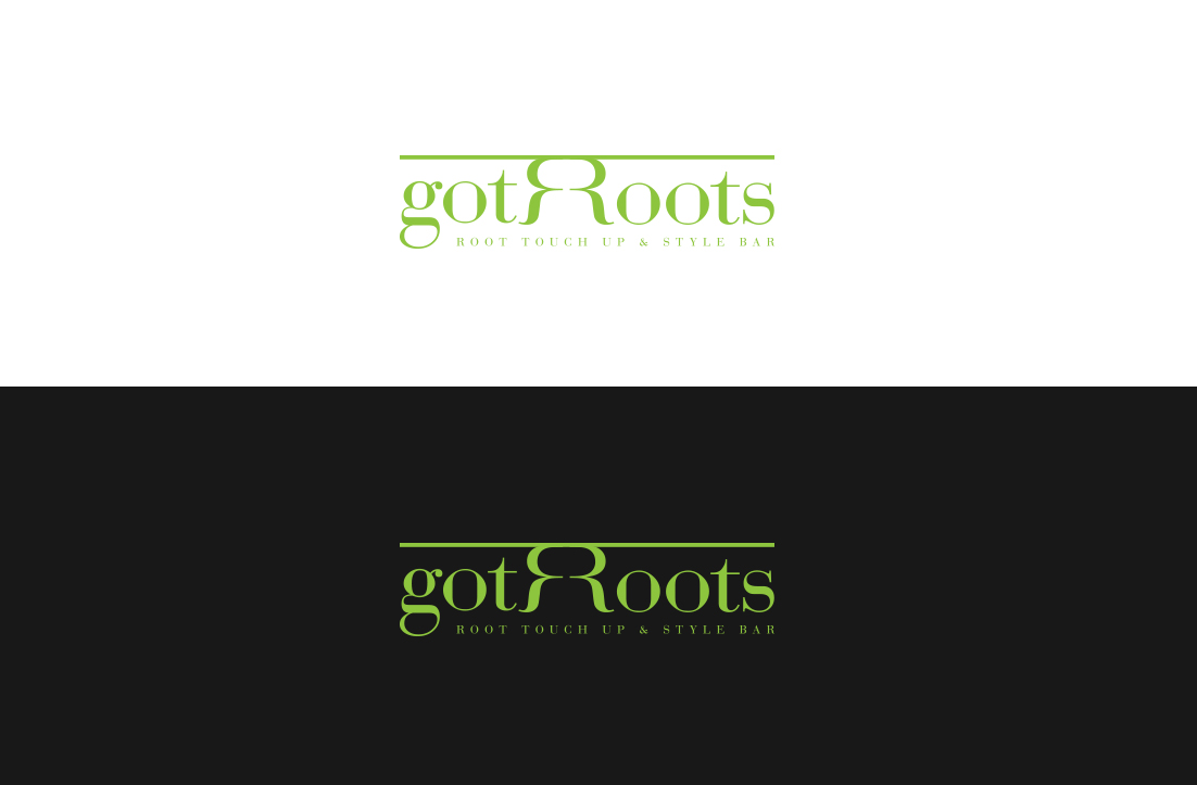 Logo Design by GLDesigns for got Roots: Root touch up and style bar | Design #15589875