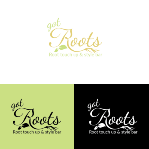 Logo Design by TB Designs for got Roots: Root touch up and style bar | Design: #15594622
