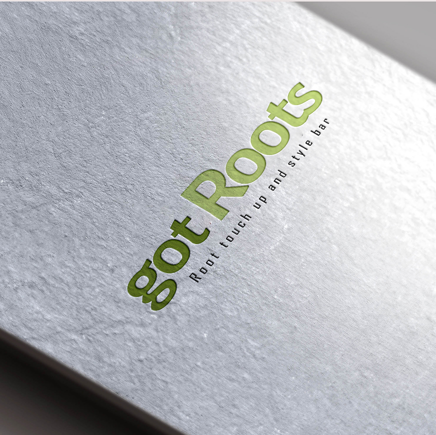 Logo Design by Roman Designs for got Roots: Root touch up and style bar | Design #15600563