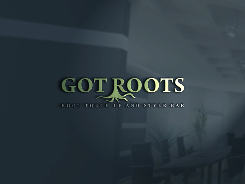 Logo Design by IconicEcho for got Roots: Root touch up and style bar | Design #15604468