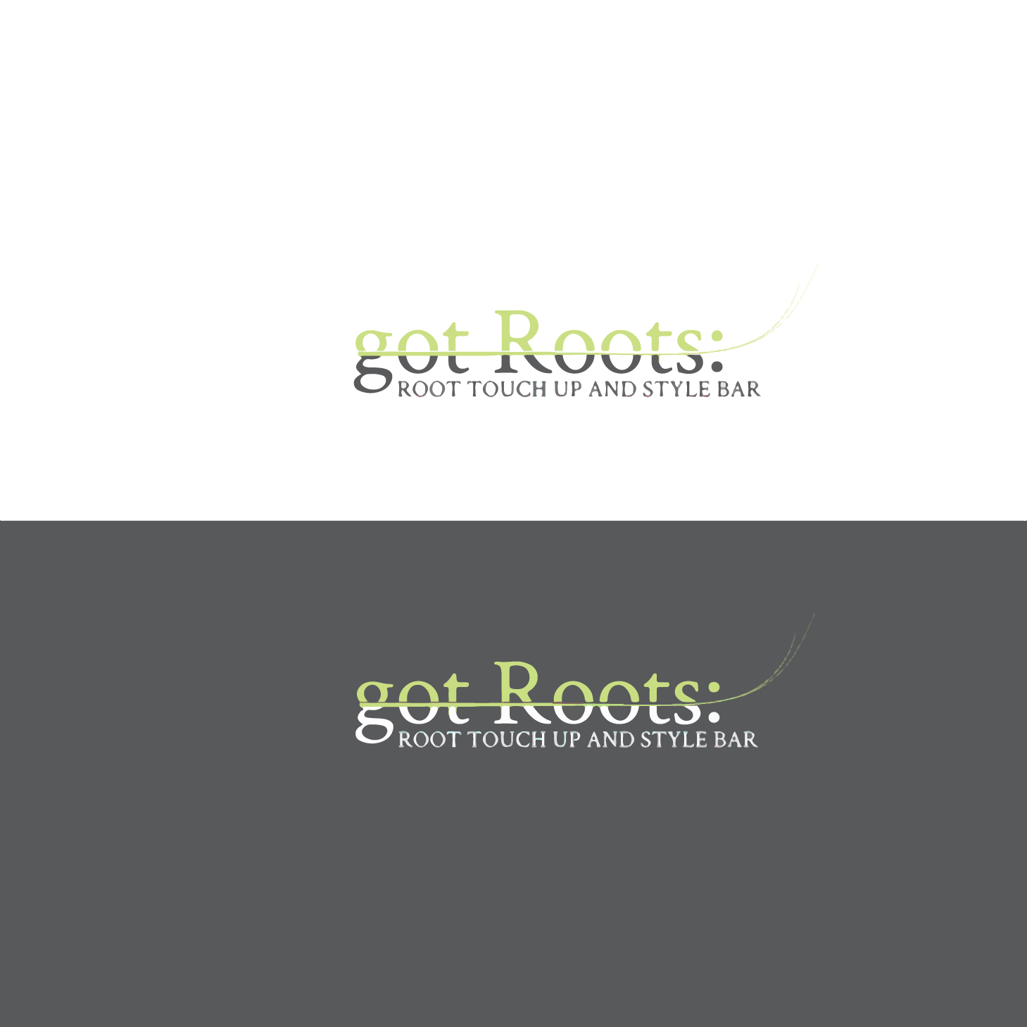 Logo Design by bessyshie for got Roots: Root touch up and style bar | Design #15606280