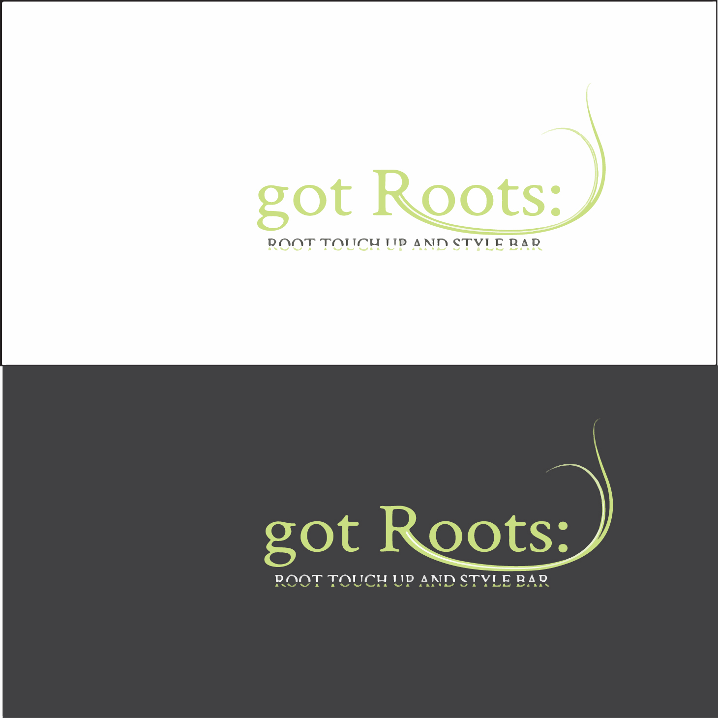 Logo Design by bessyshie for got Roots: Root touch up and style bar | Design #15608823