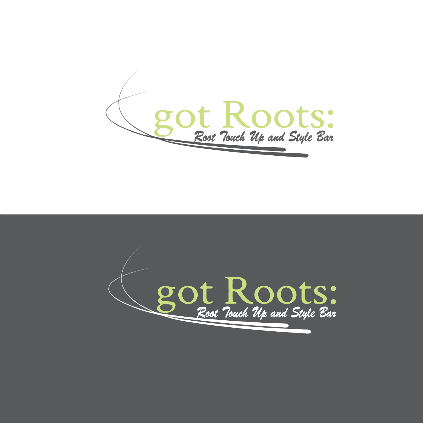 Logo Design by bessyshie for got Roots: Root touch up and style bar | Design #15608825