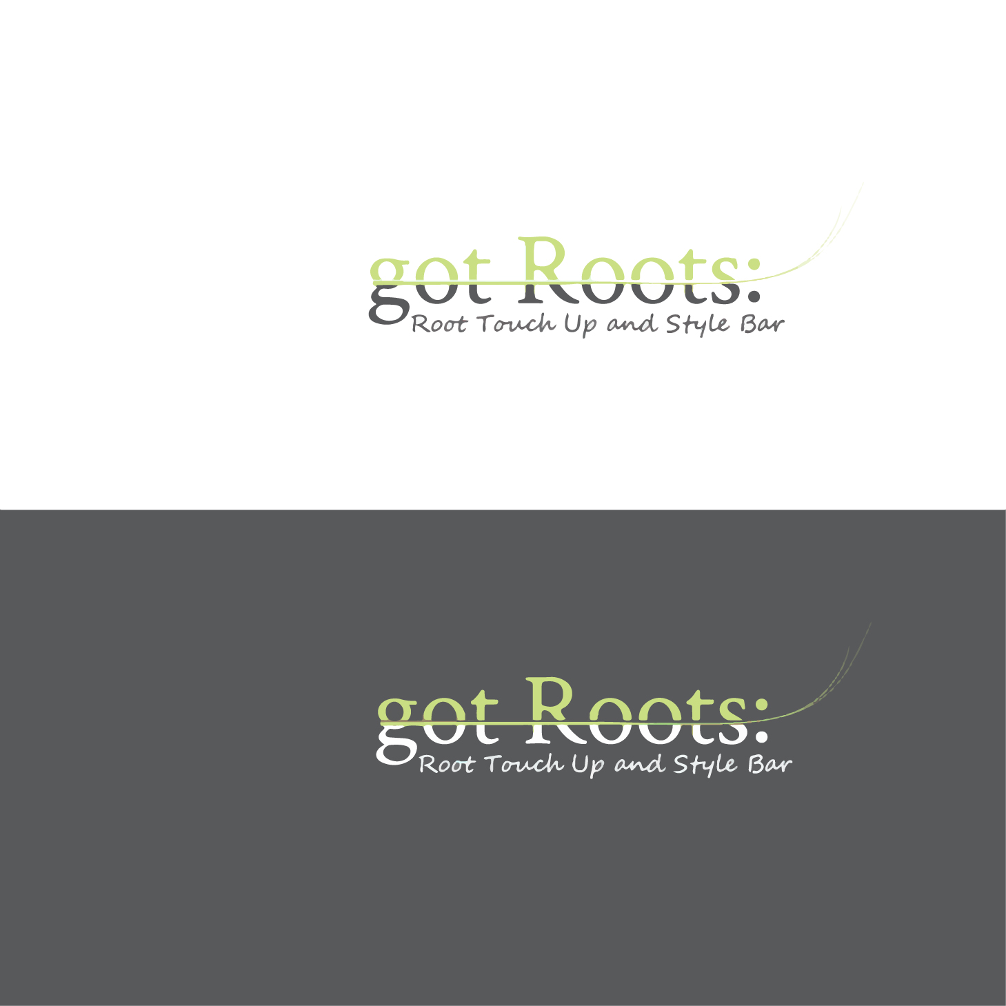 Logo Design by bessyshie for got Roots: Root touch up and style bar | Design #15608844