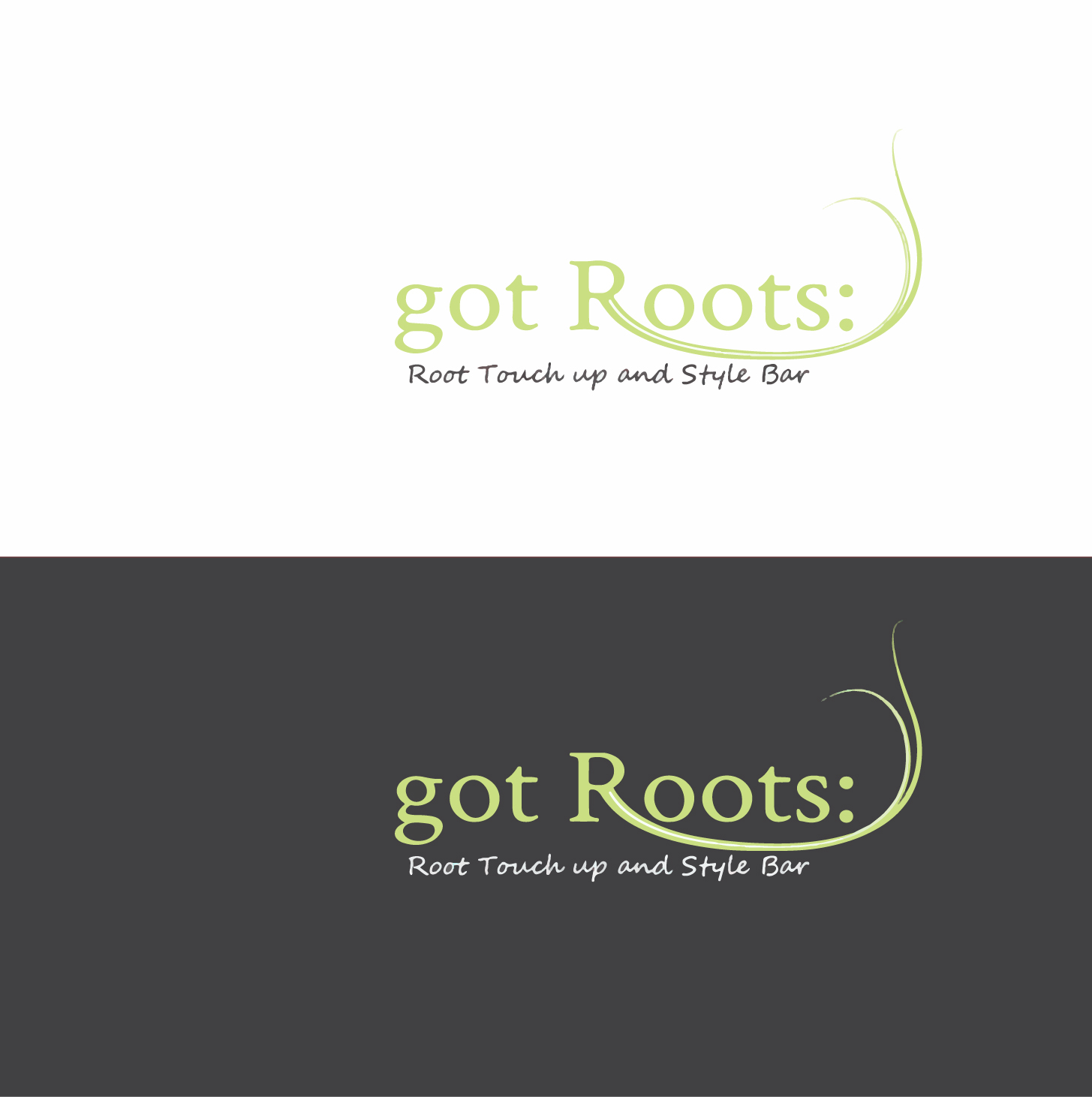 Logo Design by bessyshie for got Roots: Root touch up and style bar | Design #15608845