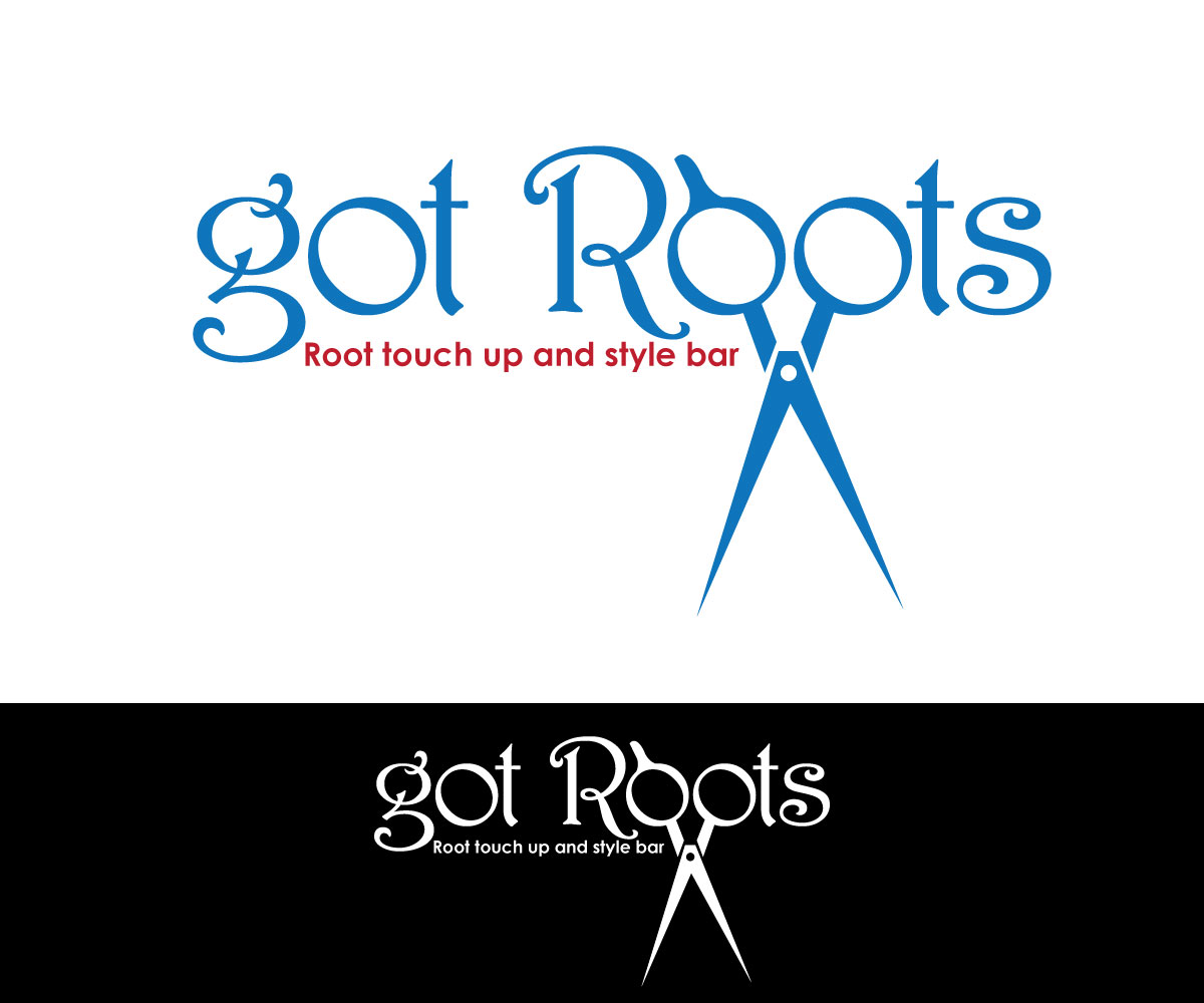 Logo Design by Growing Ideas for got Roots: Root touch up and style bar | Design #15598672