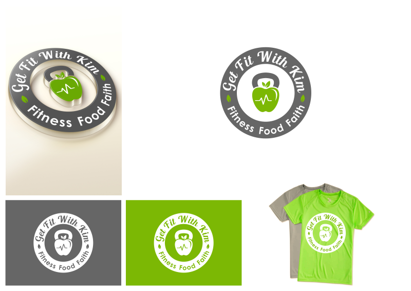 Logo Design by Amduat Design for Get Fit With Kim | Design #15593812