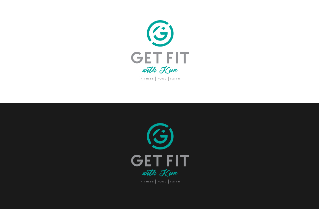 Logo Design by GLDesigns for Get Fit With Kim | Design #15608609