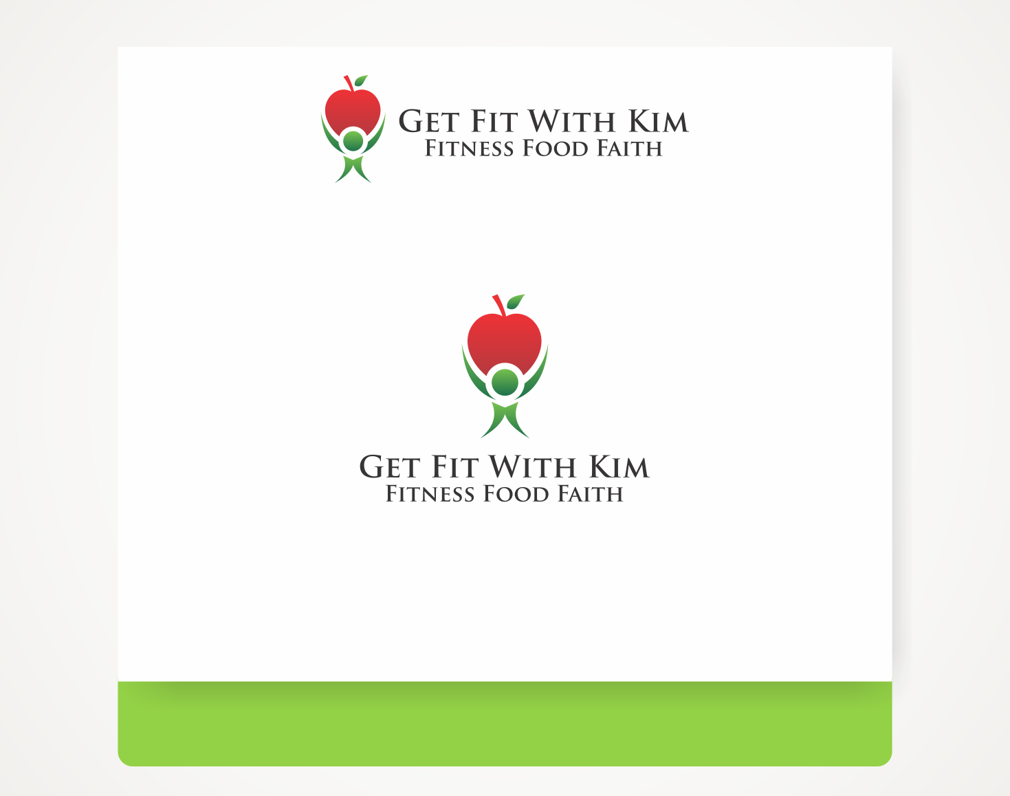 Logo Design by Savana for Get Fit With Kim | Design #15606183