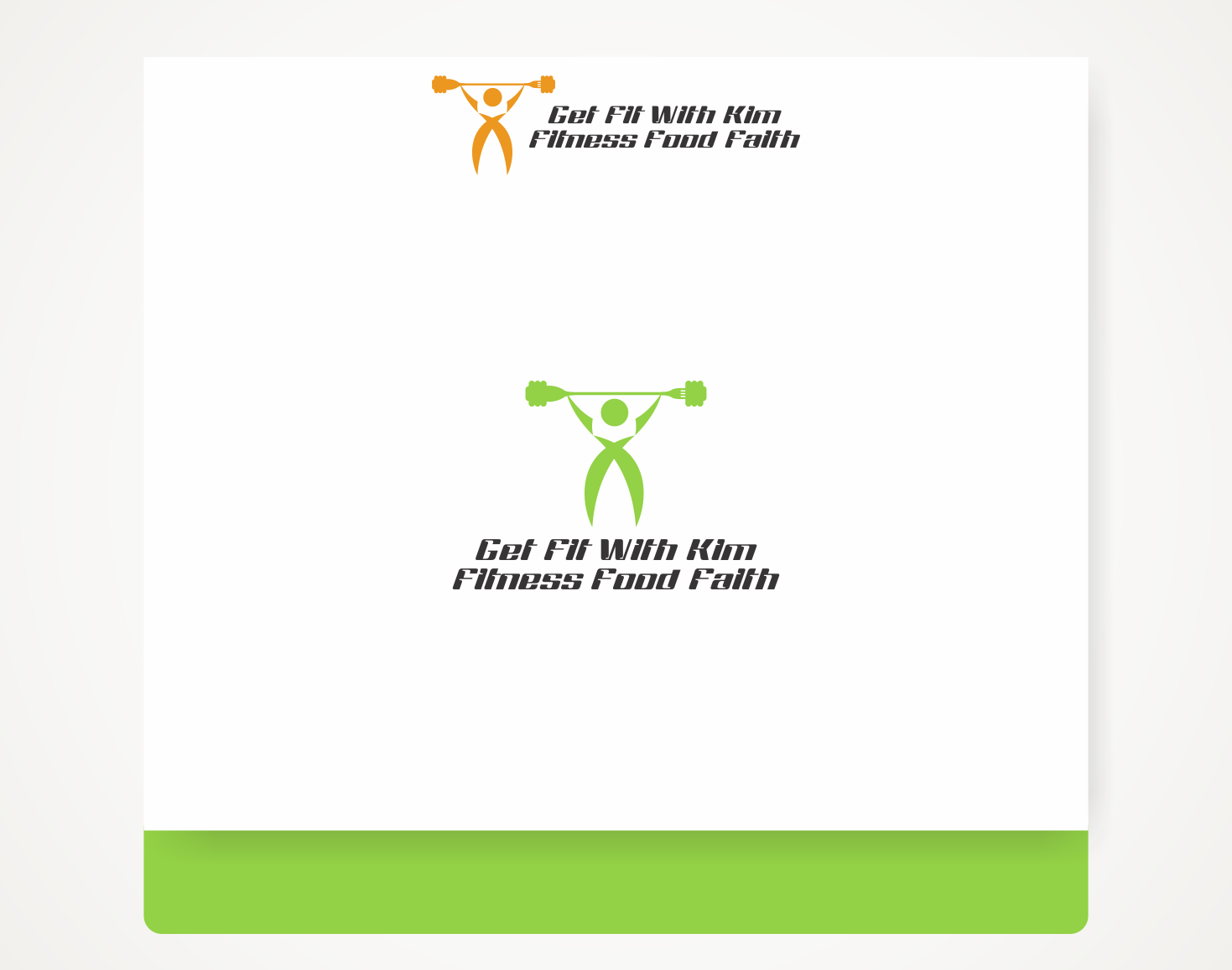 Logo Design by Savana for Get Fit With Kim | Design #15606186