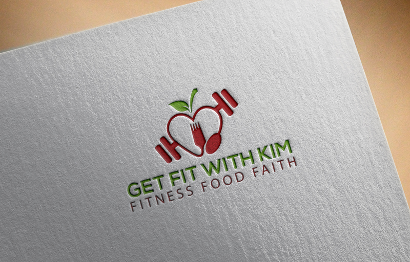 Logo Design by asman for Get Fit With Kim | Design #15601134
