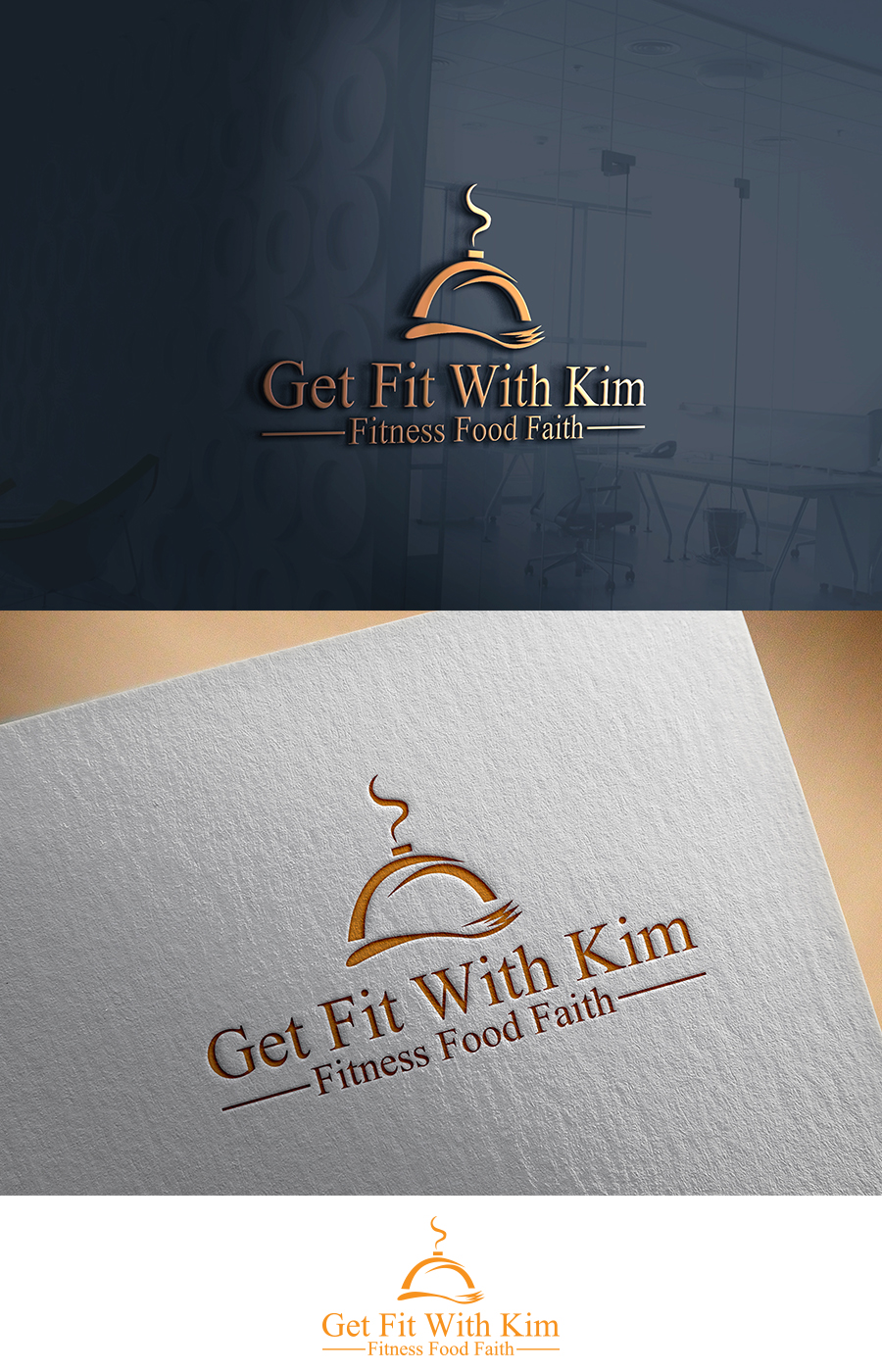 Logo Design by supercreative for Get Fit With Kim | Design #15607684