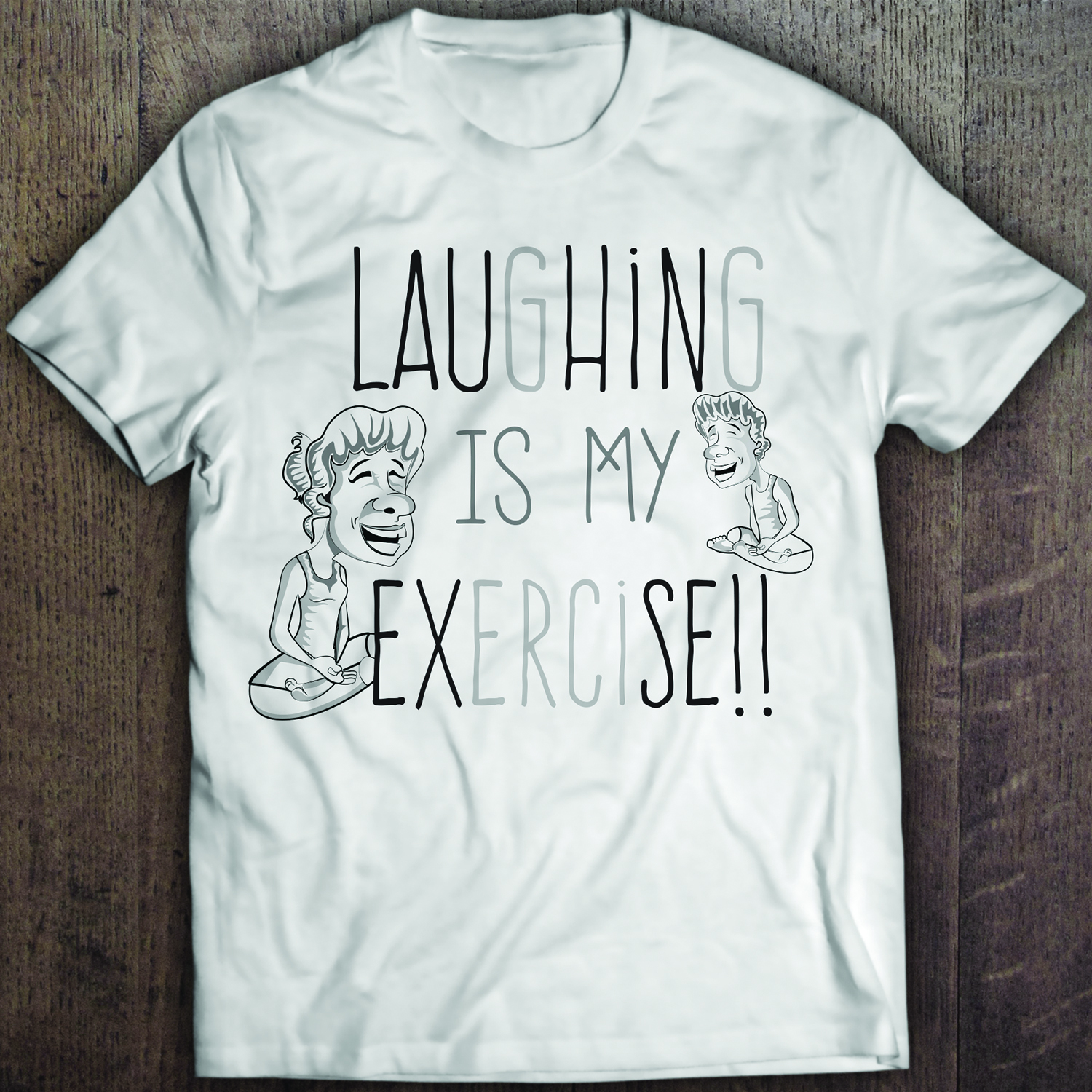 T-shirt Design by SAI DESIGNS for Laughter Yoga Fun | Design #15618717