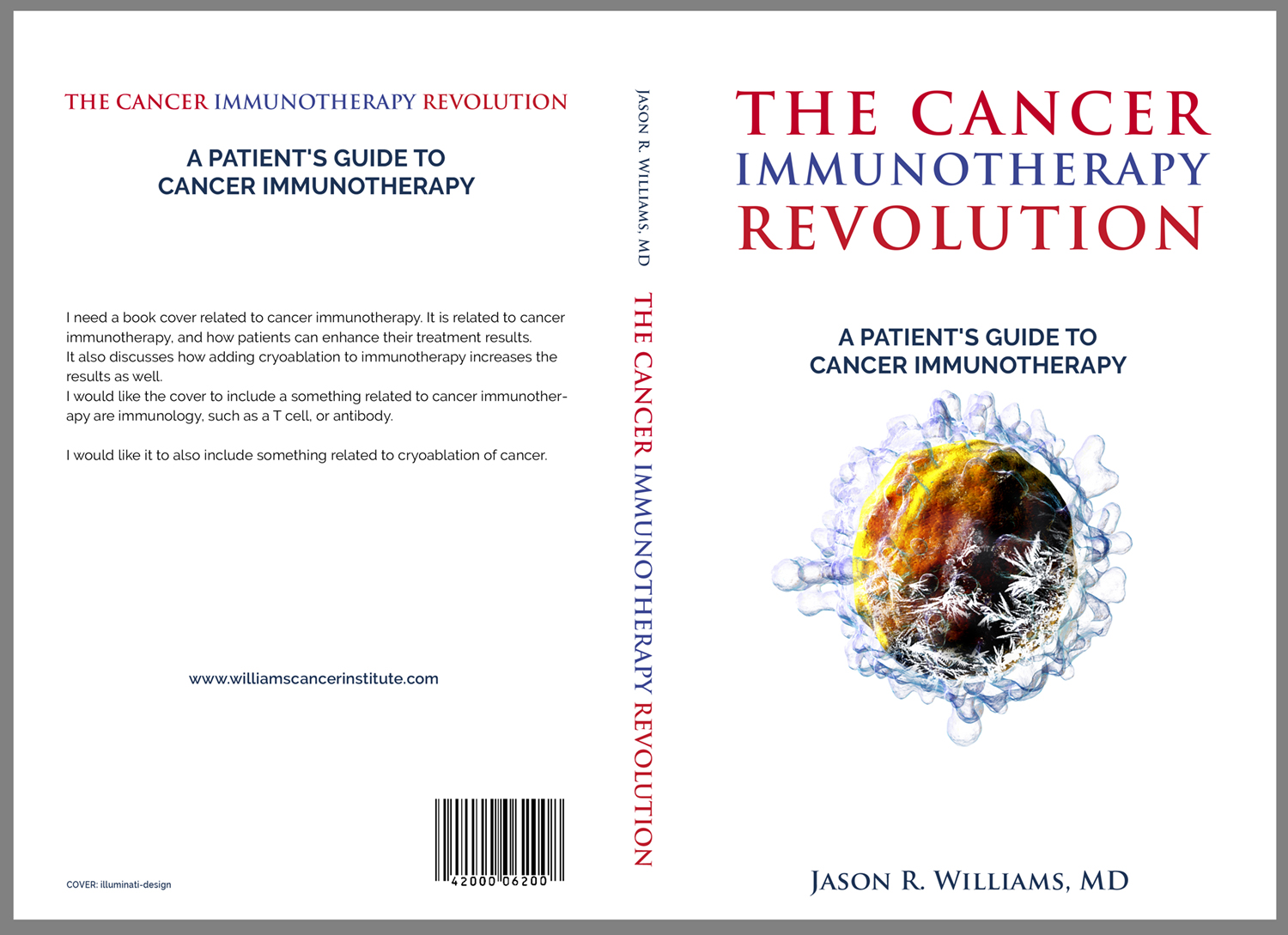 Book Cover Design by illuminati-design for Cancer Immune Biologics, LLC | Design #15619643