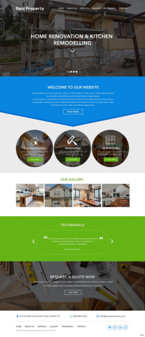 Web Design by pb for this project | Design: #15616614