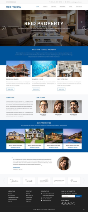 Web Design by pb for this project | Design: #15616656