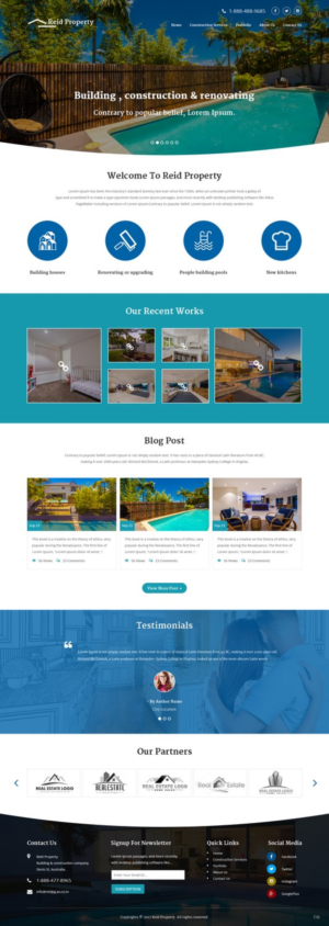 Web Design par pb pour ce projet | Design : #15799140
