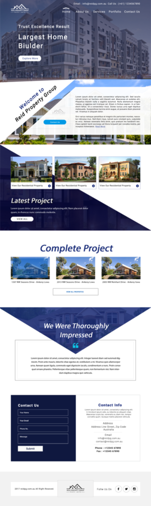 Web Design by Webkranch_tech for this project | Design #15627134