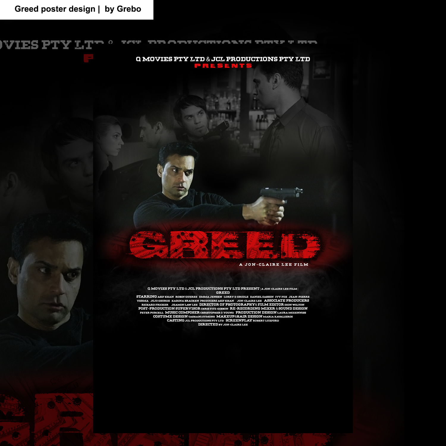 Poster Design by Grebo for JCL Productions Pty Ltd | Design #18979281