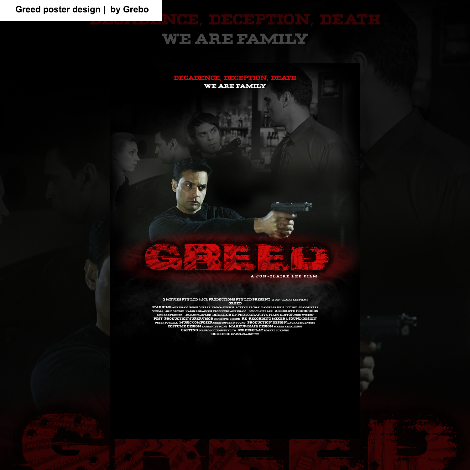 Poster Design by Grebo for JCL Productions Pty Ltd | Design #19019702