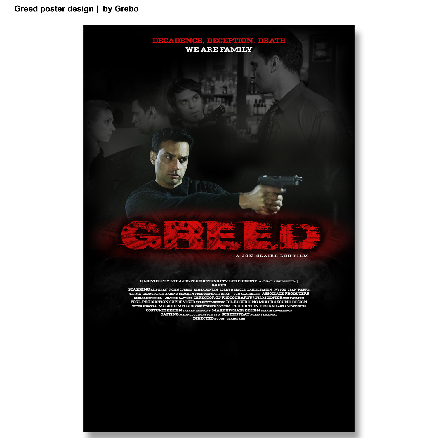 Poster Design by Grebo for JCL Productions Pty Ltd | Design #19025330