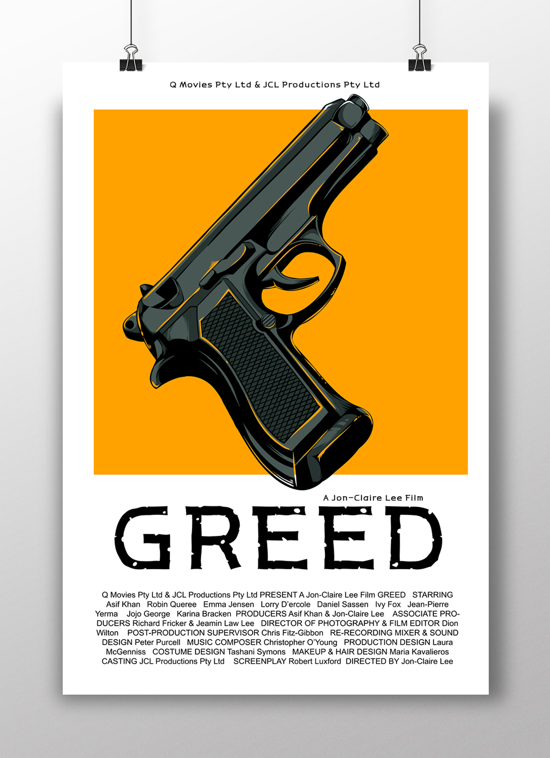 Poster Design by Green Coast Design for JCL Productions Pty Ltd | Design #19470532